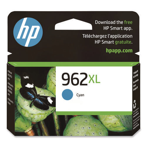 Image of HP HP 962xl, (3ja00an) High-Yield Cyan Original Ink Cartridge