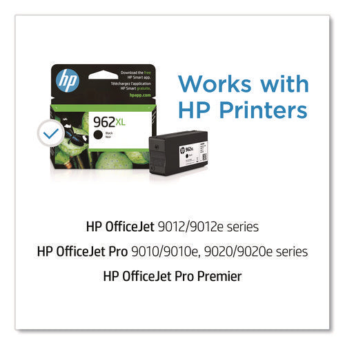 Image of HP HP 962xl, (3ja03an) High-Yield Black Original Ink Cartridge