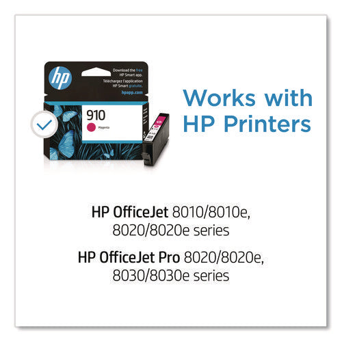 Image of HP HP 910, (3yl59an) Magenta Original Ink Cartridge