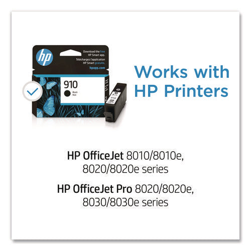 Image of HP HP 910, (3yl61an) Black Original Ink Cartridge