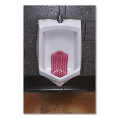 Image of Boardwalk® Vertical Urinal Screen, Spiced Apple Scent, Red, 5.22 oz, 6/Carton