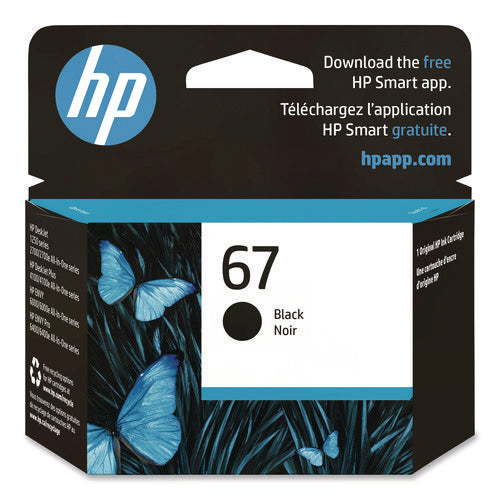 Image of HP HP 67, (3ym56an) Black Original Ink Cartridge