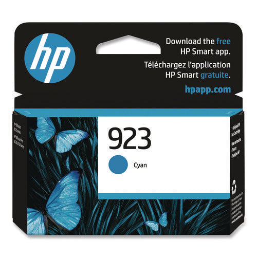 Image of HP HP 923 (4K0T0LN) Cyan Original Ink Cartridge