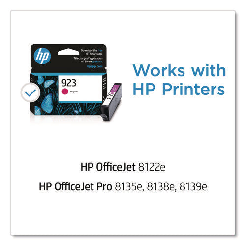 Image of HP HP 923 (4K0T1LN) Magenta Original Ink Cartridge
