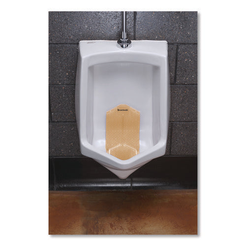 Image of Boardwalk® Vertical Urinal Screen, Summer Sunshine Scent, Yellow, 5.22 oz, 6/Carton