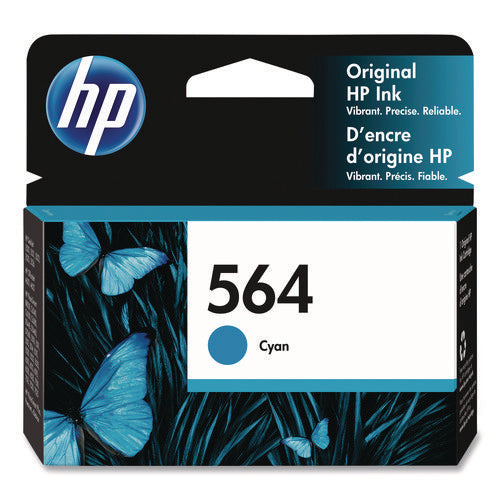 Image of HP HP 564, (cb318wn) Cyan Original Ink Cartridge