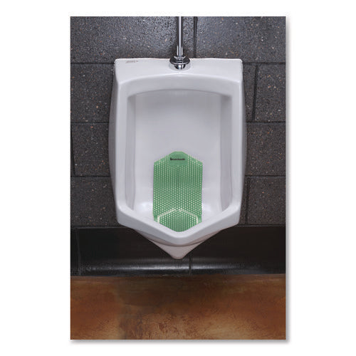 Image of Boardwalk® Vertical Urinal Screen, Cucumber Melon Scent, Green, 5.22 oz, 6/Carton