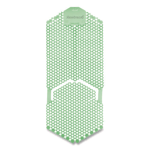 Image of Boardwalk® Vertical Urinal Screen, Cucumber Melon Scent, Green, 5.22 oz, 6/Carton