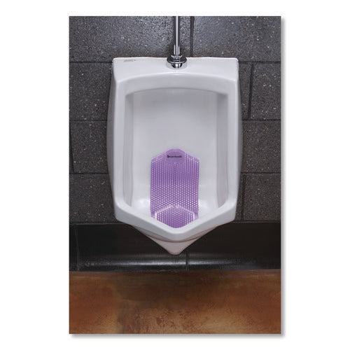 Image of Boardwalk® Vertical Urinal Screen, Lavender Scent, Purple, 5.22 oz, 6/Carton