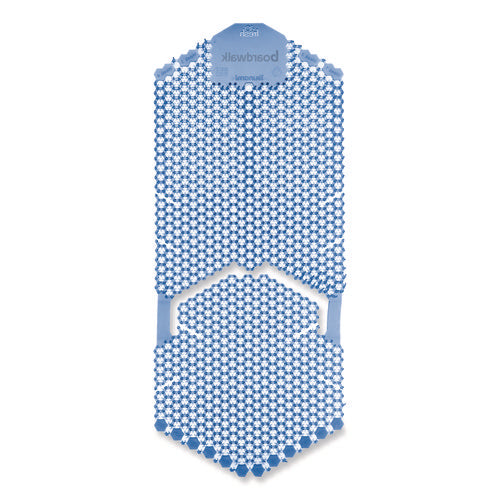 Image of Boardwalk® Vertical Urinal Screen, Cotton Blossom Scent, Blue, 5.22 oz, 6/Carton