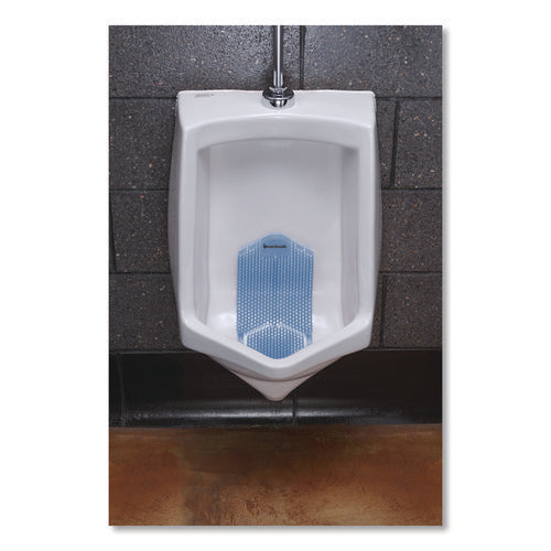 Image of Boardwalk® Vertical Urinal Screen, Cotton Blossom Scent, Blue, 5.22 oz, 6/Carton