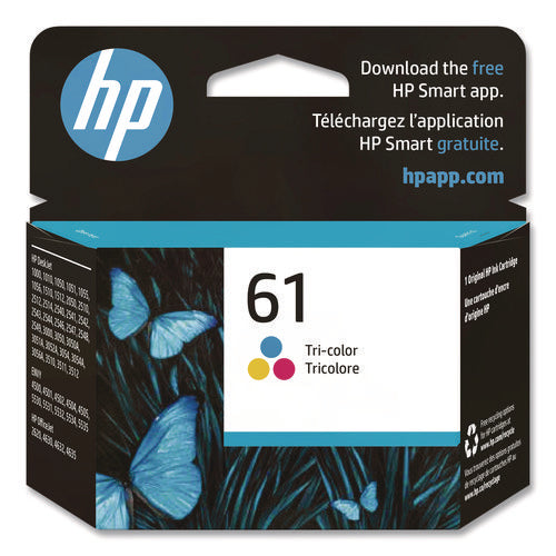 Image of HP HP 61, (ch562wn) Tri-Color Original Ink Cartridge