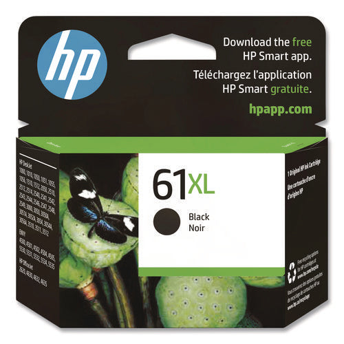 Image of HP HP 61xl, (ch563wn) High-Yield Black Original Ink Cartridge