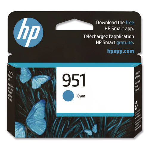 Image of HP HP 951, (cn050an) Cyan Original Ink Cartridge