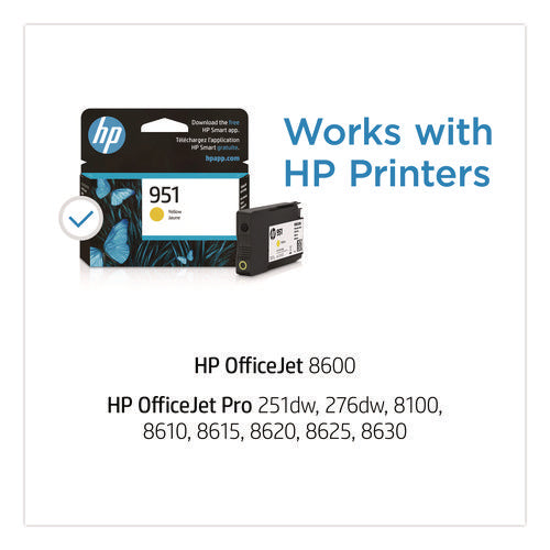 Image of HP HP 951, (cn052an) Yellow Original Ink Cartridge