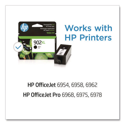 Image of HP HP 902xl, (t6m14an) High-Yield Black Original Ink Cartridge