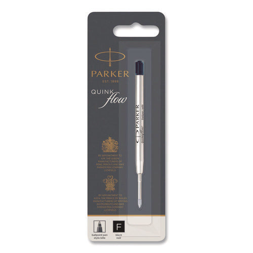 Image of Parker® Refill For Parker Ballpoint Pens, Fine Conical Tip, Black Ink