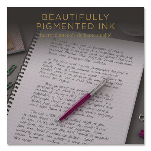Image of Parker® Refill For Parker Ballpoint Pens, Fine Conical Tip, Black Ink