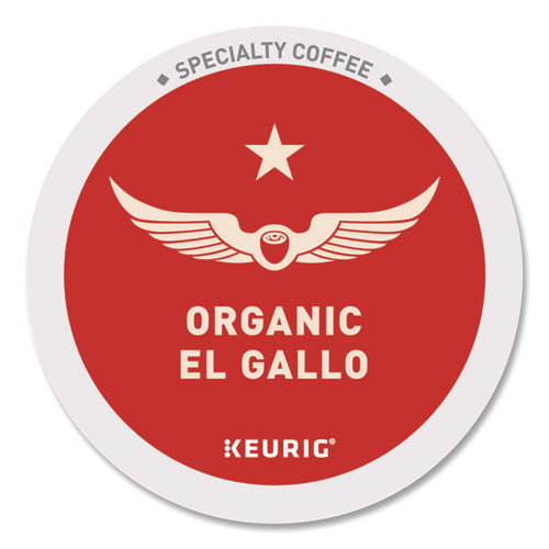 Image of Intelligentsia El Gallo Organic Coffee K-Cups, Light Roast, 20/Box