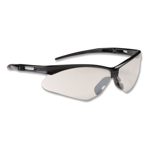 Image of Bouton® Anser Optical Safety Glasses, Scratch-Resistant, Clear Lens, Black Frame