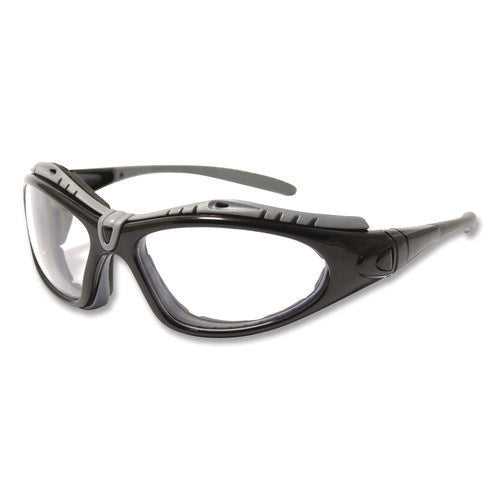 Image of Bouton® Optical Fuselage Safety Goggles, Black Frame, Clear Lens