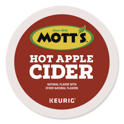 Image of Mott's® Hot Apple Cider K-Cup Pods, 1 Oz K-Cup Pod, 24/box