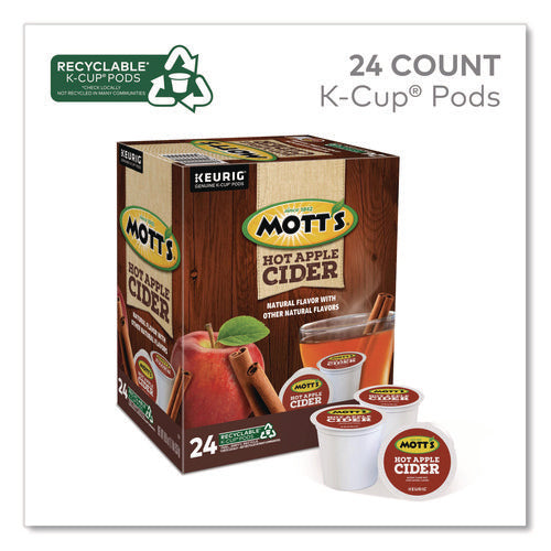 Image of Mott's® Hot Apple Cider K-Cup Pods, 1 Oz K-Cup Pod, 24/box