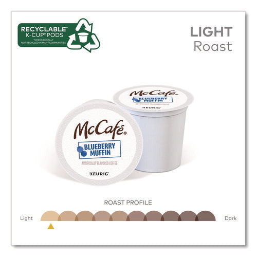 Image of McCafe® Blueberry Muffin K-Cups, 0.34 oz K-Cup, 24/Box