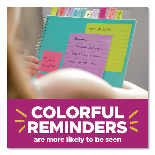 Image of Post-it® Dispenser Notes Original Pop-up Refill Cabinet Pack, 3" x 3", Poptimistic Collection Colors, 100 Sheets/Pad, 18 Pads/Pack
