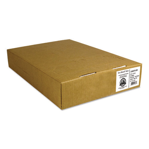 Image of Heritage Eco Blend Max Can Liners, 23 gal, 0.8 mil, 28" x 45", Blue, 25 Bags/Roll, 10 Rolls/Carton