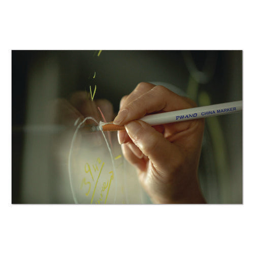 Image of Dixon® China Marker, Yellow, 12/Pack