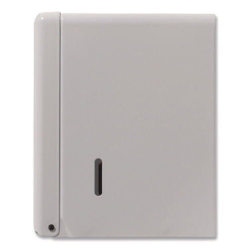 Image of Georgia Pacific® Professional Space Saver Singlefold Towel Dispenser, Steel, 11.63 X 6.63 X 8.13, White