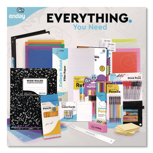 Image of enday Back to School Supplies Kit for High School/College