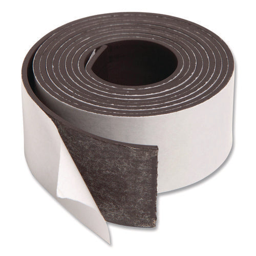 Image of U Brands Magnetic Adhesive Tape Roll, 1" x 4 ft, Black