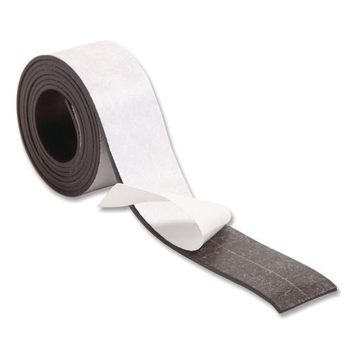 Image of U Brands Magnetic Adhesive Tape Roll, 1" x 4 ft, Black