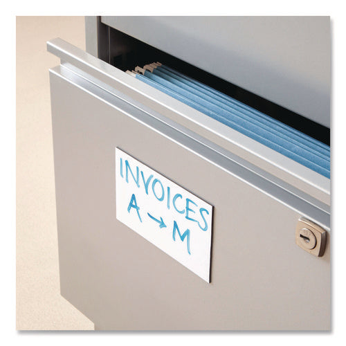 Image of U Brands Dry Erase Magnetic Tape Roll, 3" x 50 ft, White