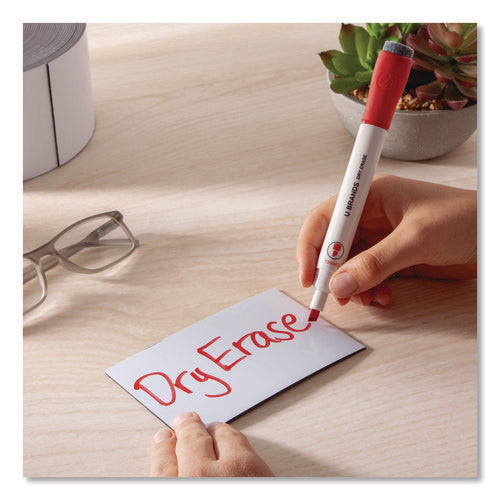 Image of U Brands Dry Erase Magnetic Tape Roll, 3" x 50 ft, White