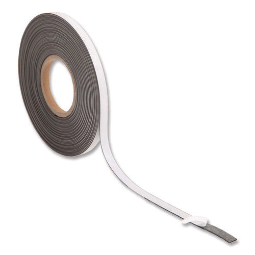 Image of U Brands Magnetic Adhesive Tape Roll, 0.5" x 50 ft, Black