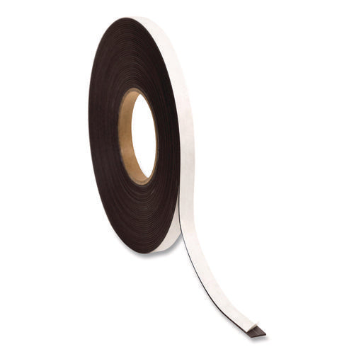 Image of U Brands Magnetic Adhesive Tape Roll, 0.5" x 50 ft, Black