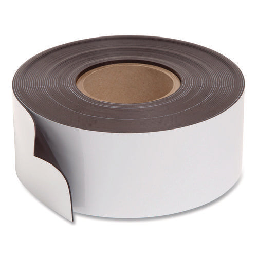 Image of U Brands Dry Erase Magnetic Tape Roll, 3" x 50 ft, White