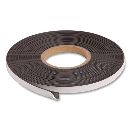 Image of U Brands Magnetic Adhesive Tape Roll, 0.5" x 50 ft, Black