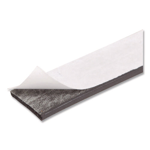 Image of U Brands Magnetic Adhesive Tape Roll, 0.5" x 7 ft, Black