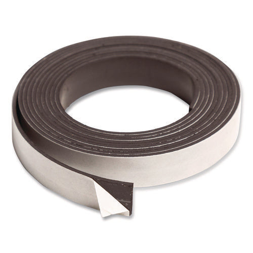 Image of U Brands Magnetic Adhesive Tape Roll, 0.5" x 7 ft, Black