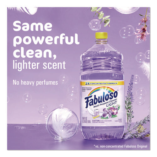 Image of Fabuloso® Multi-Use Cleaner, Light Lavender Scent, 56 oz Bottle, 6/Carton