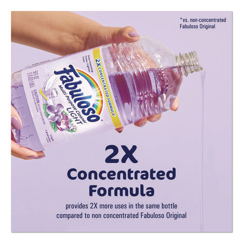 Image of Fabuloso® Multi-Use Cleaner, Light Lavender Scent, 56 oz Bottle, 6/Carton