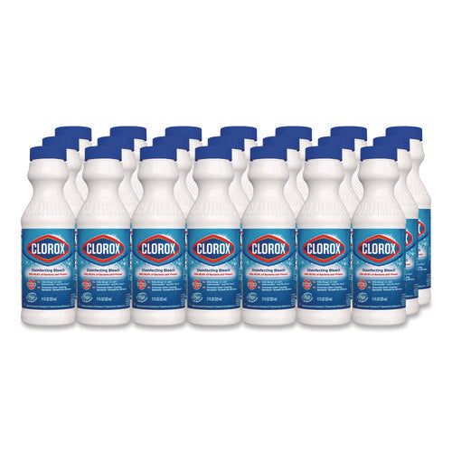 Image of Clorox® Concentrated Regular Disinfecting Bleach, 11 oz Bottle, 28/Carton
