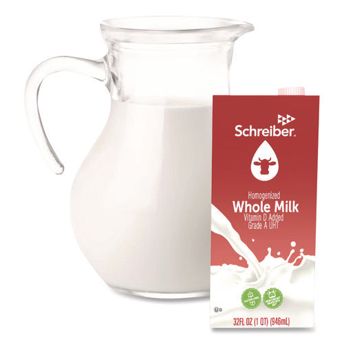 Image of Natrel® Original Whole Milk, 32 oz Carton, 12/Carton