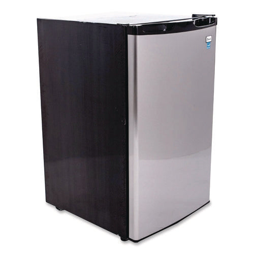 Image of Avanti 4.4 Cu.ft. Auto-Defrost Refrigerator, 19.25 X 22 X 33, Black With Stainless Steel Door