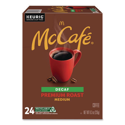 Image of McCafe® Premium Roast Decaf K-Cup, 24/bx