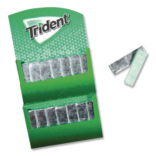 Image of Trident® Sugar-Free Gum, Spearmint, 14 Sticks/pack, 12 Packs/box